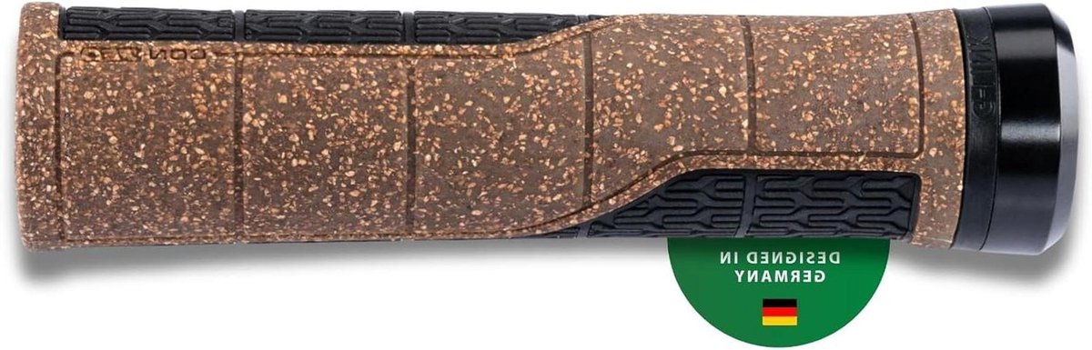 Fietshandvat - Handgrepen - Comfortabel Fietsen - Kurk Materiaal - 140 mm - Zwart