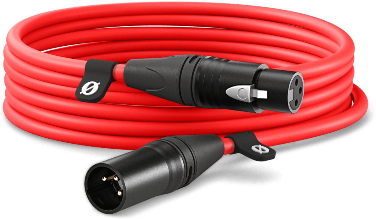 Rode XLR6M-R XLR Verbindingskabel Rood
