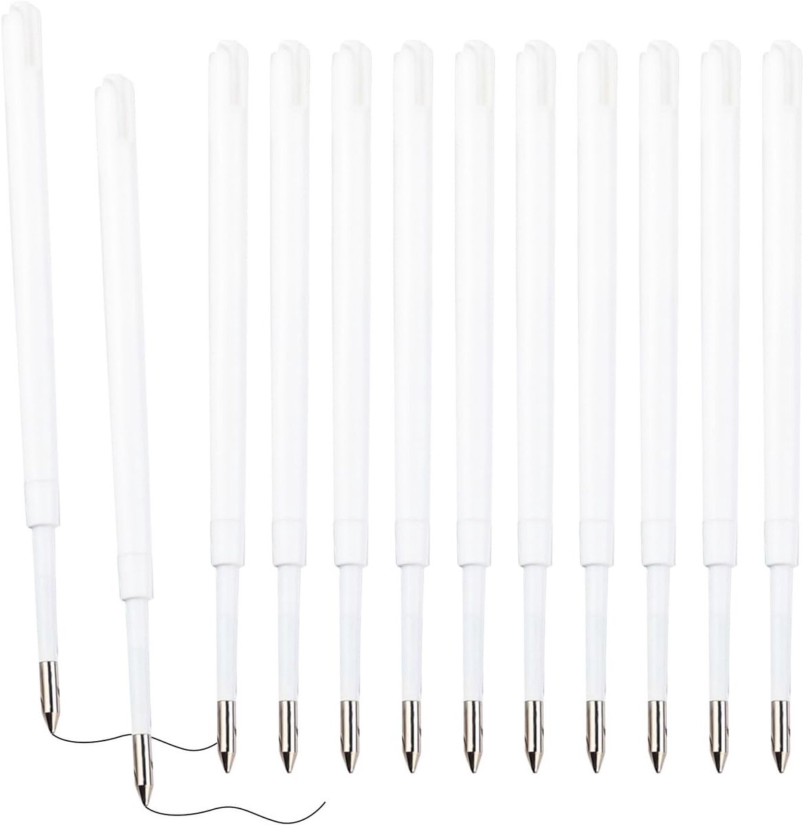 >Hervulverpakking zwarte balpenvullingen van hoge kwaliteit 5 stuks.