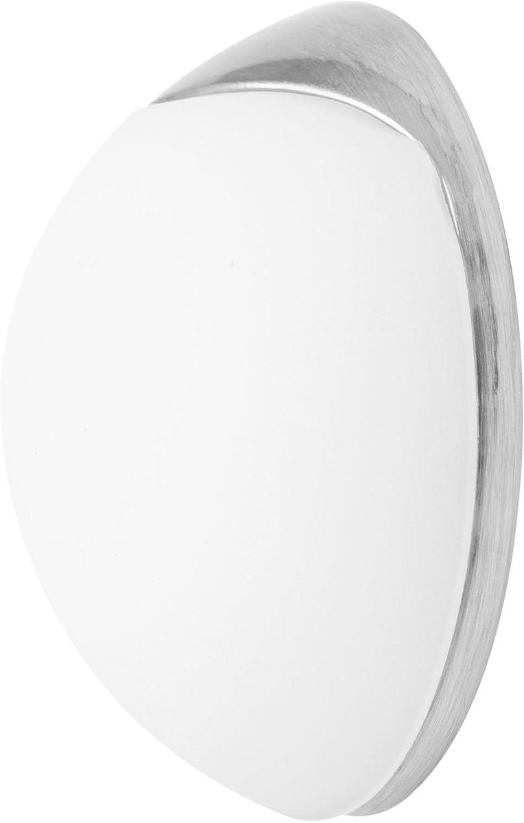 Deur Stopper - Muur Stopper - Deuren Beschermen - Schroef of Lijm - Ø 38 x 15 mm - Zilver/Wit