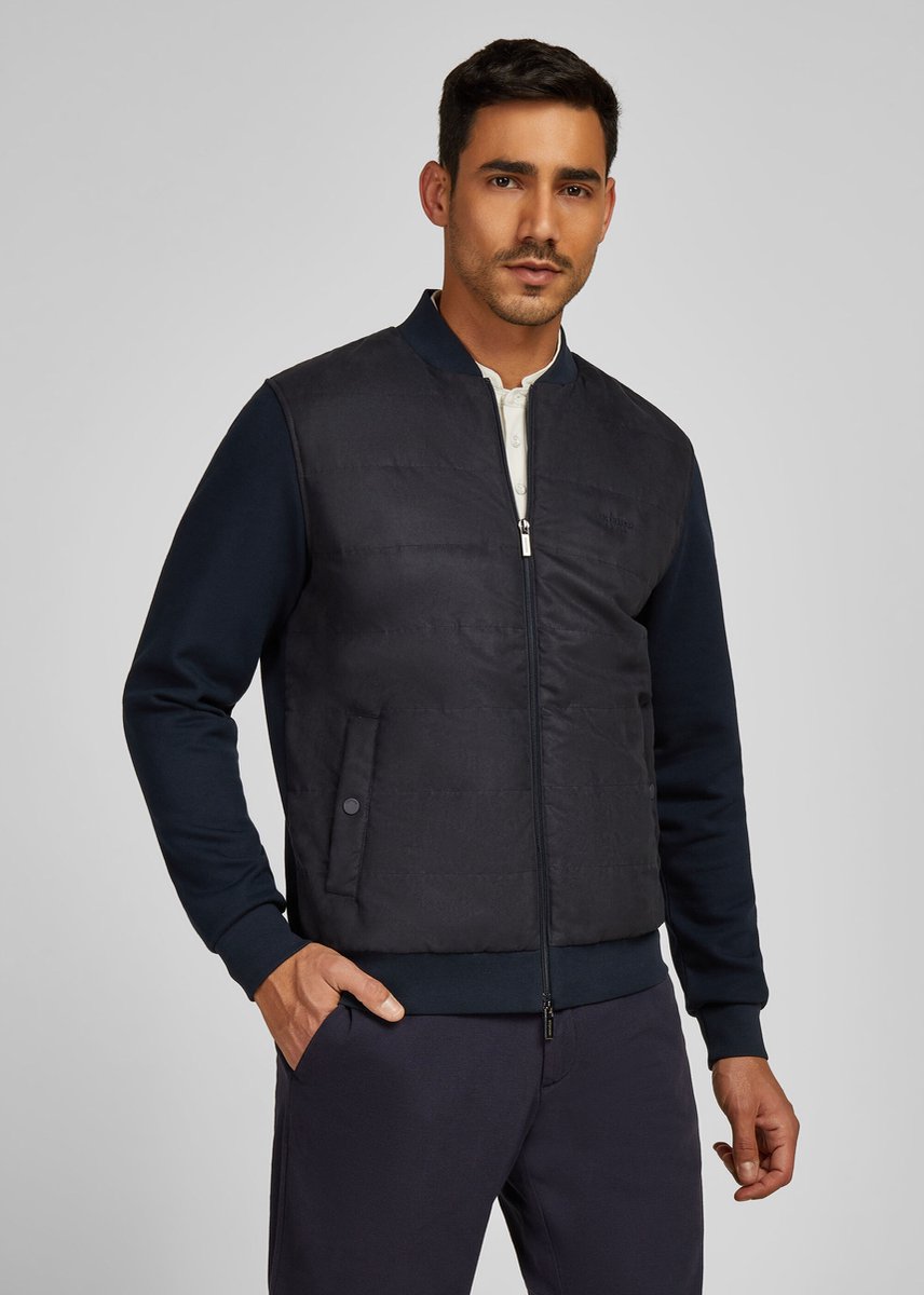 HECHTER PARIS sweatjack Blauw