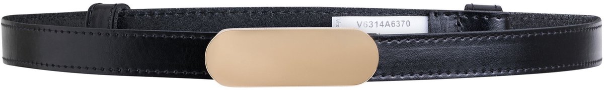 Vanzetti Leren riem 20mm Leather Belt W120 Black zwart