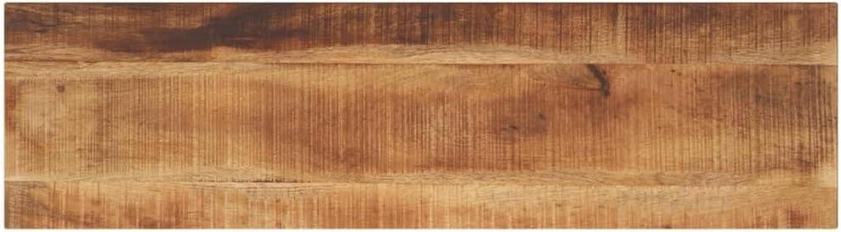 Tafelblad, 100 x 20 x 2,5 cm, rechthoekig, ruw massief hout, mango, woonkamertafel, natuurlijk houten bord, doe-het-zelf houten plaat voor eettafel, keuken