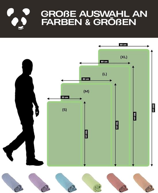 Microvezel Handdoek - Reishanddoek Sportdoek - Snel Drogen - Extra Antibacterieel - Small - Paars — afbeelding 2