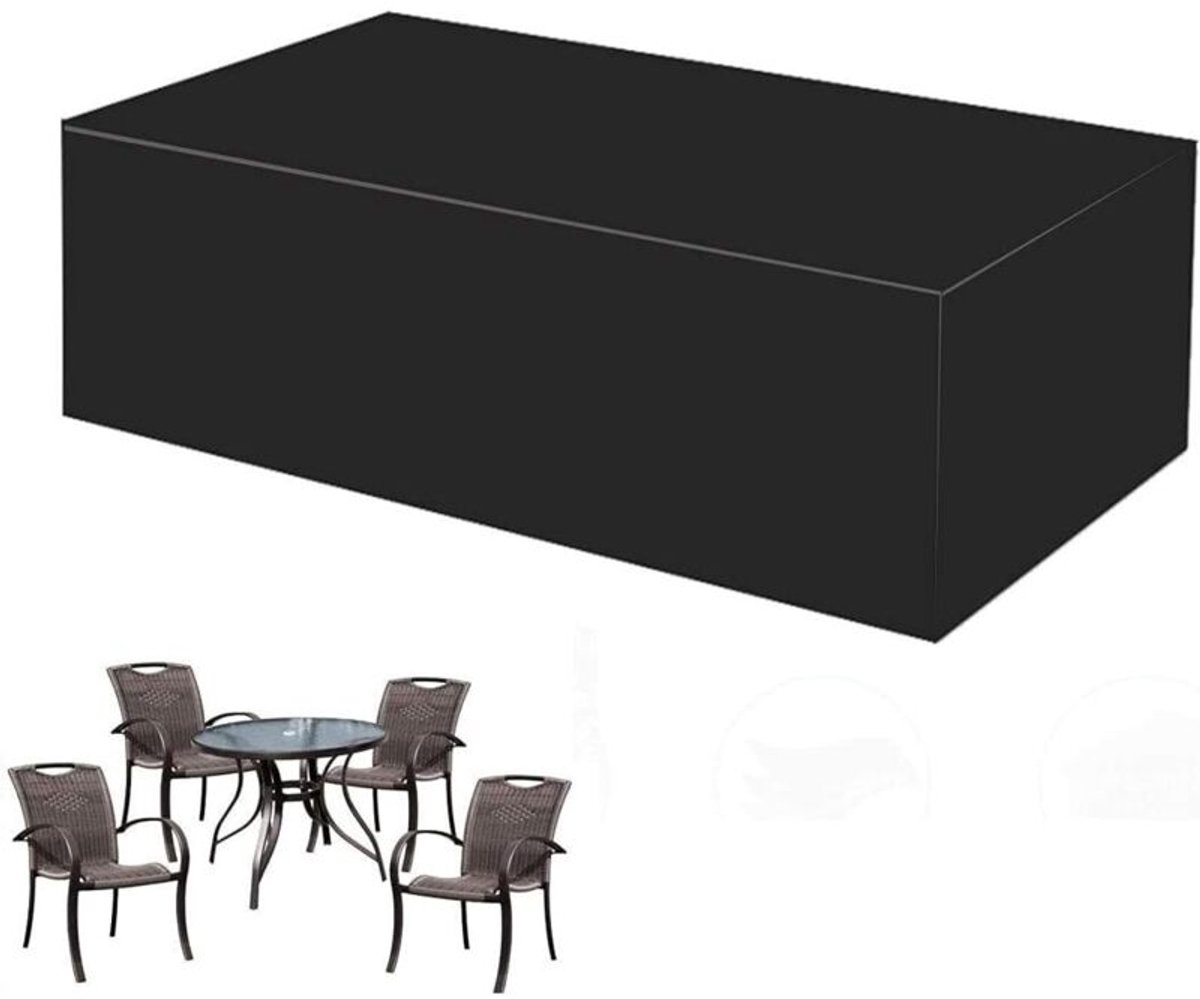 Beschermhoes voor tuinbanken, afgeschikt vooringen 315 x 160 x 74 cm, water- en stofdicht, geschikt voor tuinmeubelen, tafels, stoelen en banken, stevig en duurzaam.