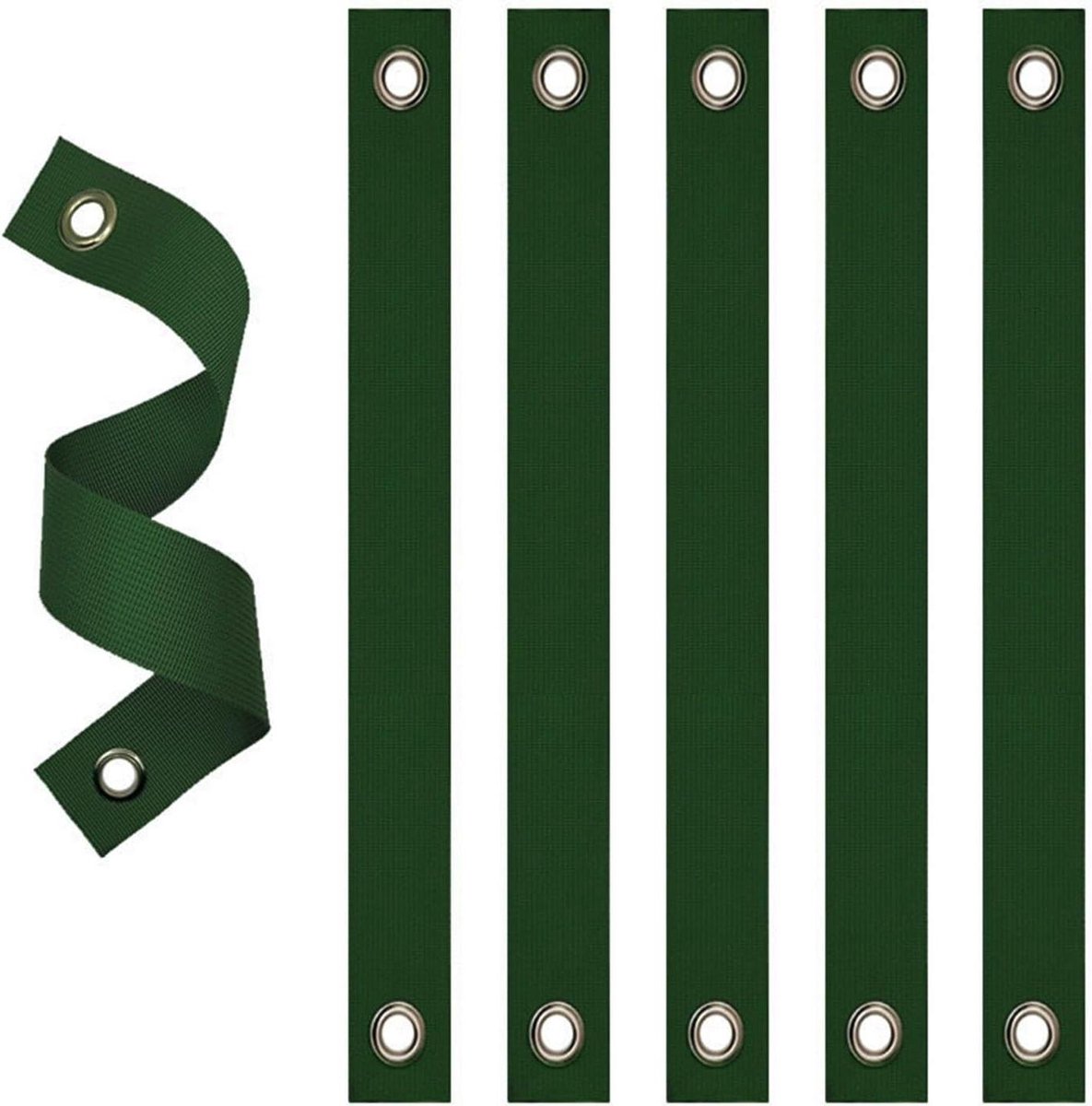 Boomriemen - Plantbanden - Bomen Zekeren - Schadevrij Bevestigen - 6 Stuks - Zwart