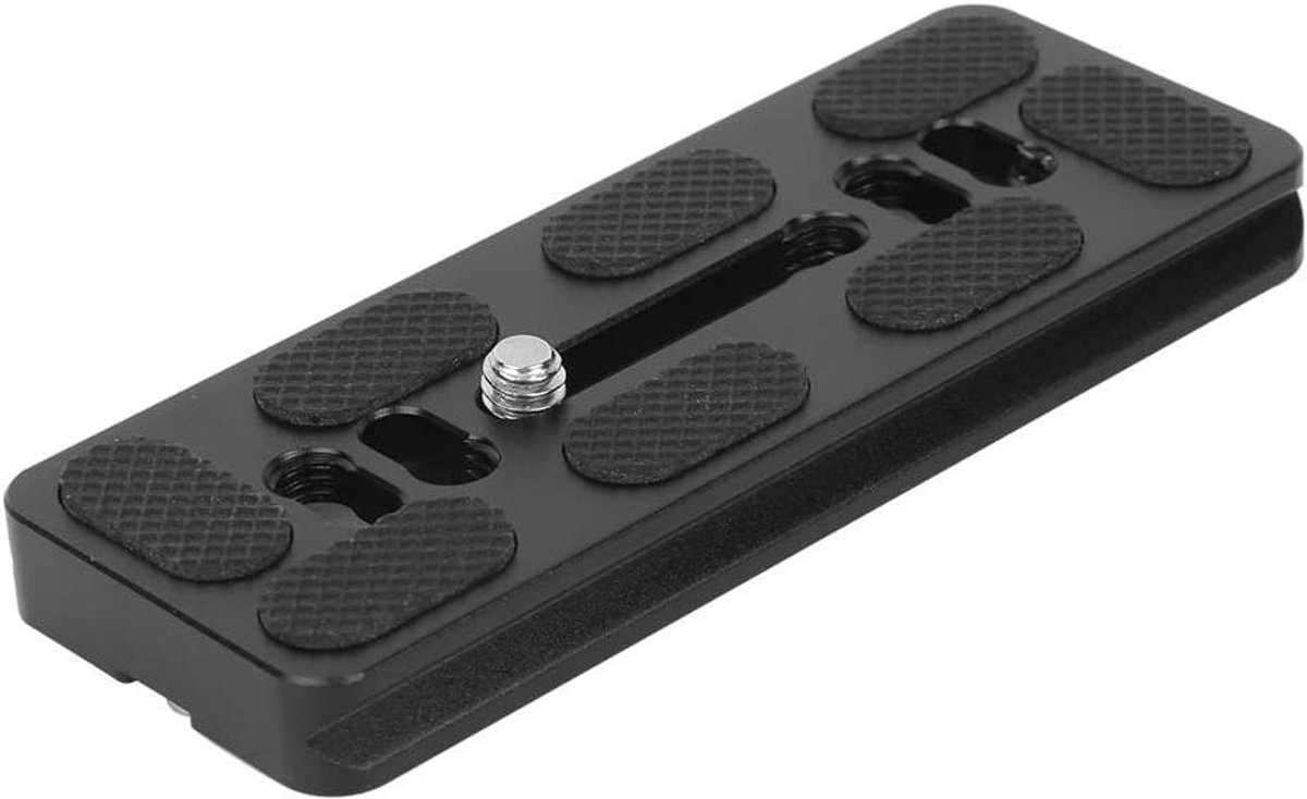 Snelkoppelingsplaat - Cameraklem Arca - Stabiel Fotograferen - CNC-gefreesd Aluminium - 100mm - Zwart