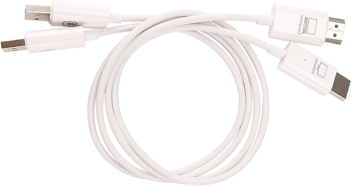 Draadloze Zenderset - Ontvanger Dongle - Streamen naar TV - Plug and Play - 50 meter - Wit