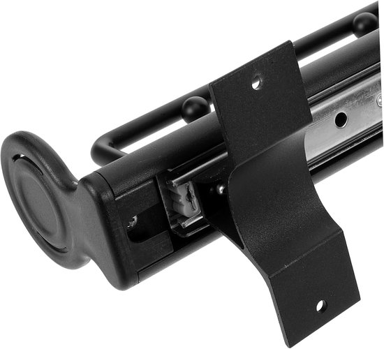 Garderobekastonderdelen Telescopische Stang - Kledinghanger Uitschuifbaar - Kleding Opbergen - Verstelbare Lengte - 40 x 12 x 9 cm - Zwart — afbeelding 5