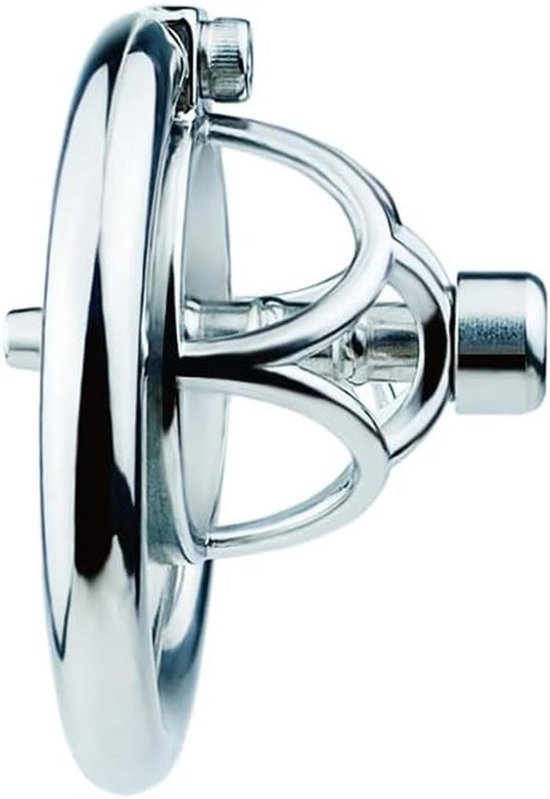 Sportkooi RVS - Verstelbare band - Yoga Accessoire - Metalen Gesp - 55 mm - Zilver — afbeelding 5