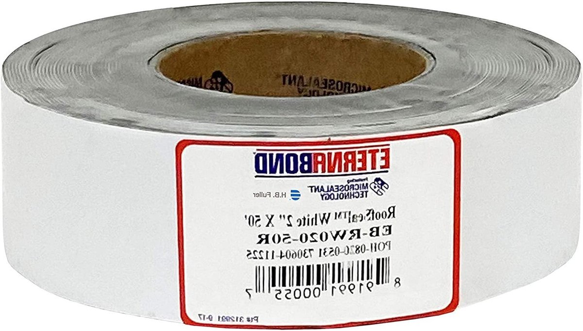 Reparatietape voor Dak - Waterdichte Tape - Daken Afdichten - UV-bestendig en Flexibel - 2" x 50" - Wit