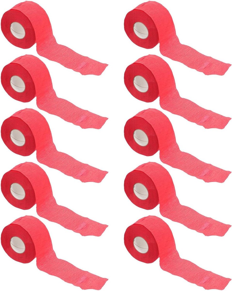 Haarverzorgingspapier Nek - Kappersstrips Papier - Bescherming tijdens Knippen - Zacht voor Huid - 10 Stuks - Wit