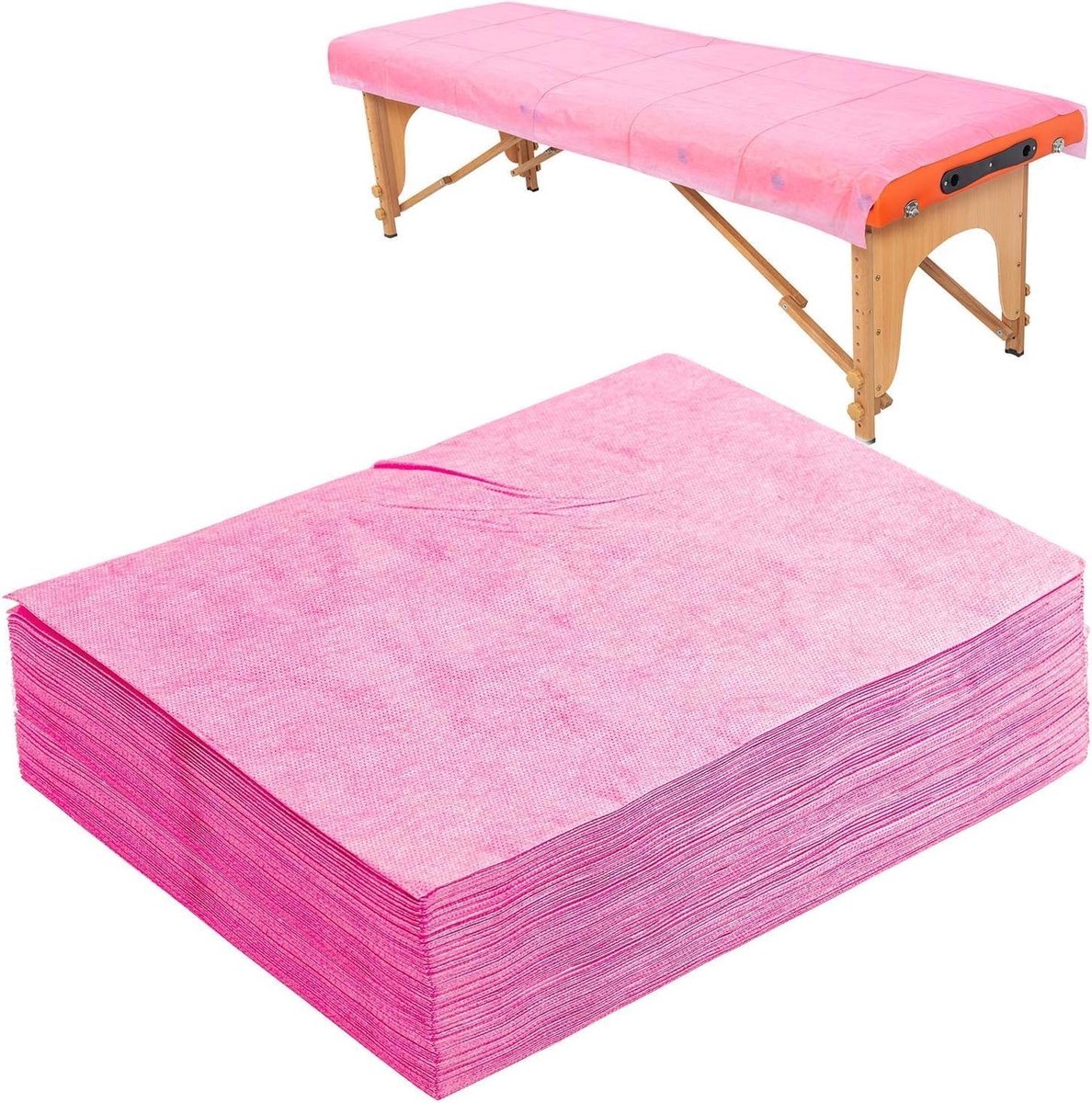 Set van 20 Wegwerp Massage Stoel Kussens, Zachte Massage Handdoeken voor Spa, Salon en Tattoo Studio, Niet-Geweven Stof, Ideaal voor Schoonheidssalons en Hotels