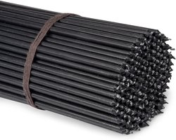 Drip Kaarsen - Ritueel Kaarsen - Sfeerverlichting Creëren - Soot en Druipvrij - 24 cm Hoog - Zwart
