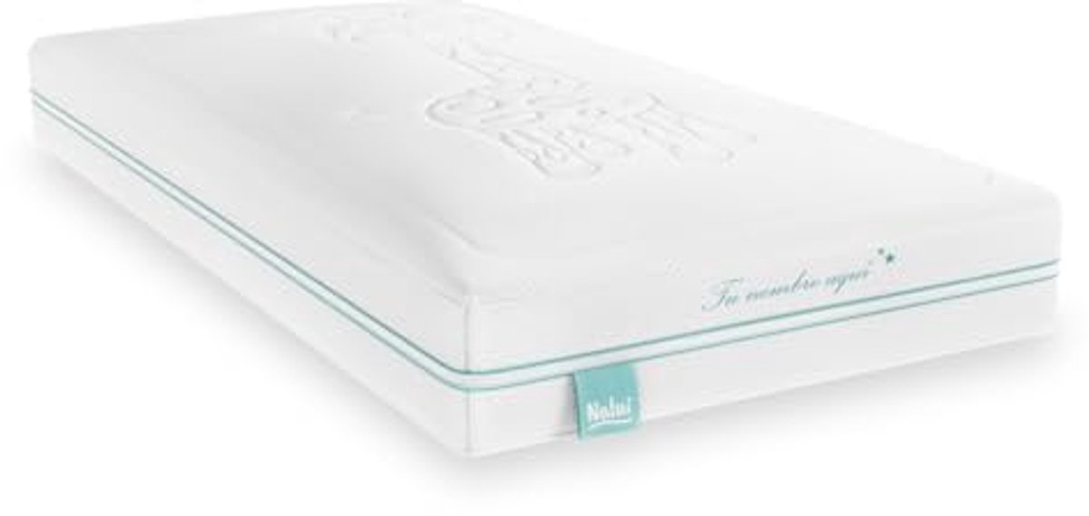 Kinderbed Matras - Baby Matras - Veilig Slapen - Afneembare Hoes - 60x120 cm - Wit