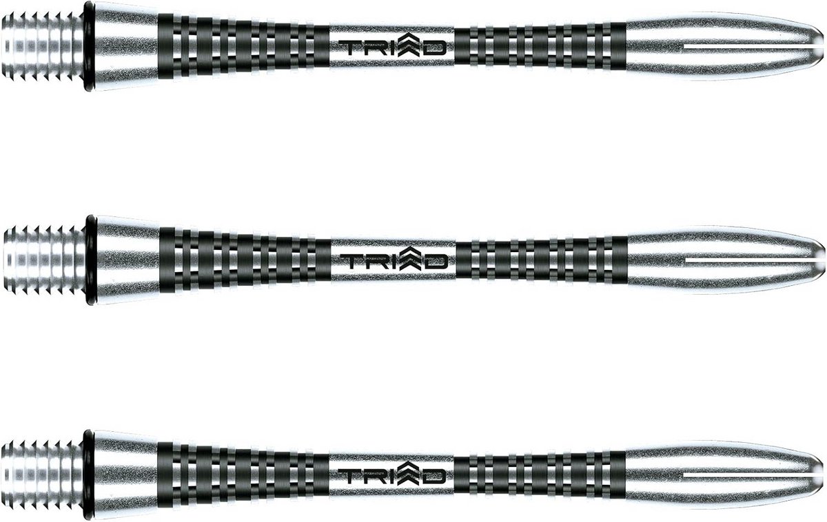 Dart Stelen - Asjes Set - Precisie Werpen - Aerodynamisch Ontwerp - 35-46mm - Zwart