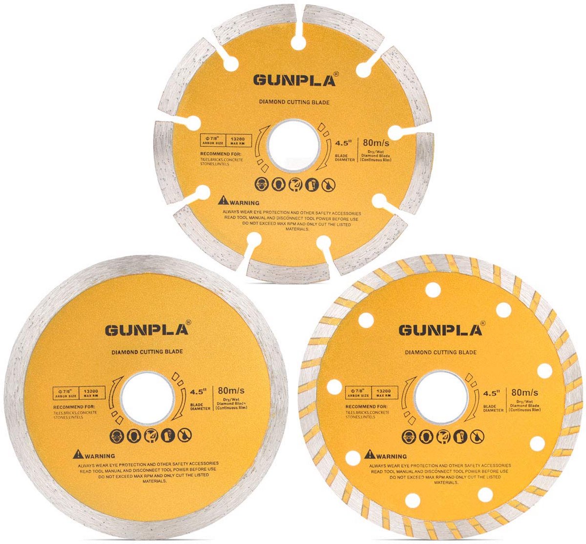 Diamant Doorslijpschijven - Metaalzaagbladen - Stenen Zagen - Optimale Diamantmatrix - 115 mm - Zilverkleurig