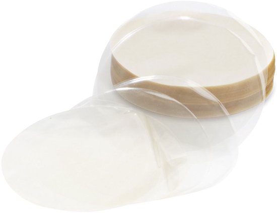 Hendi Hamburger scheiders - biologisch afbreekbaar - transparant cellulose - ø130 mm - 1255 stuks van HENDI — afbeelding 2
