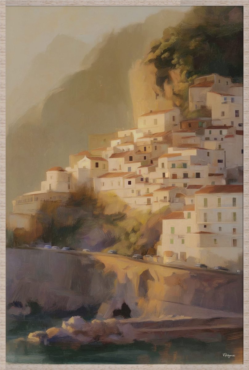 WANDKRAFT Where the Sun lingers - 50x70 cm Multi