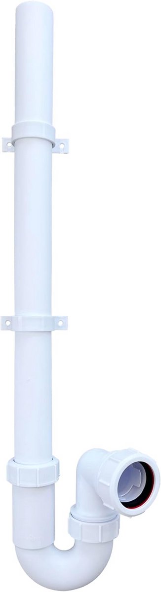 Standpijpval - Afvoerconnector - Wasmachine Aansluiten - BS EN Norm Conform - 40 mm - Wit