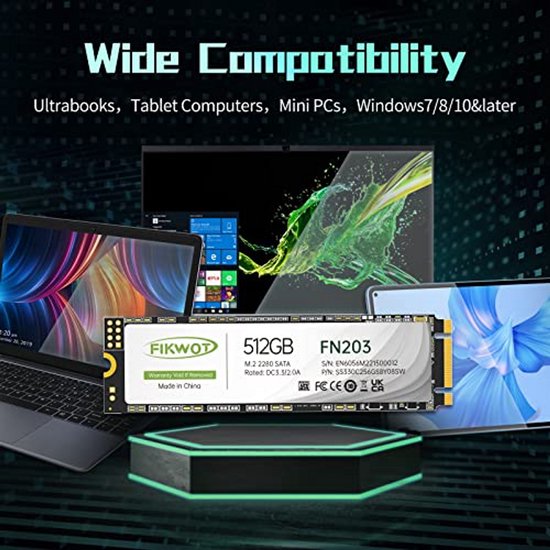 Interne SSD - Opslag Schijf - Sneller opstarten - SATA III Interface - 512 GB - Zwart — afbeelding 5