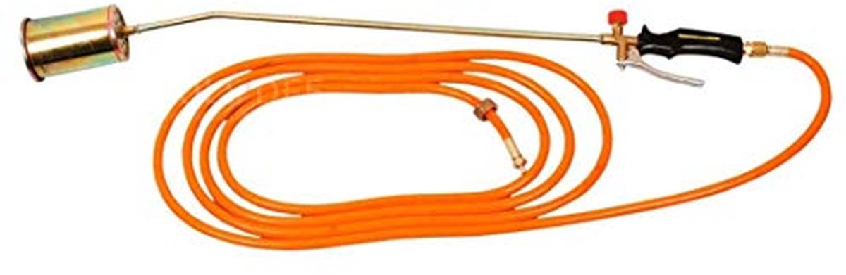 Dakbedekking Set - Brander Tool - Bitumen Branden - Hoge Kracht - 5 Meter Slang - Oranje