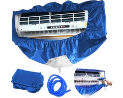 Aircooler – Schoonmaakhoes voor Airconditioner – Waterdicht – Verstelbare Lengte tot 3,2 m – Eenvoudige Afvoer van Vuil Water – Voor Wandgemonteerde Airco’s
