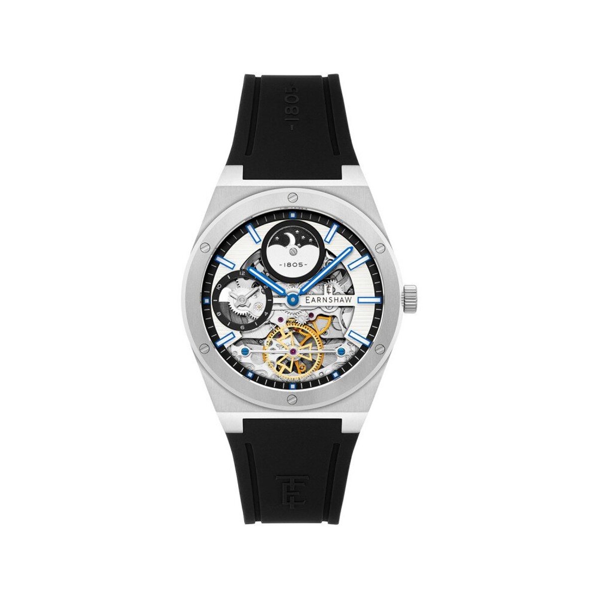 Earnshaw - ES-8291-01 - Polshorloge - Heren - Automatisch - Drake Dual Time