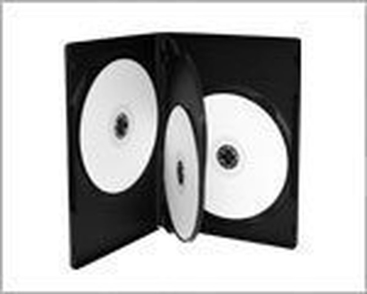Dailygoods - DVD hoes voor 4 DVD's - Set van 25 stuks - Duurzaam en Praktisch - Perfect voor opslag - Bescherming tegen krassen - Geschikt voor verzam...