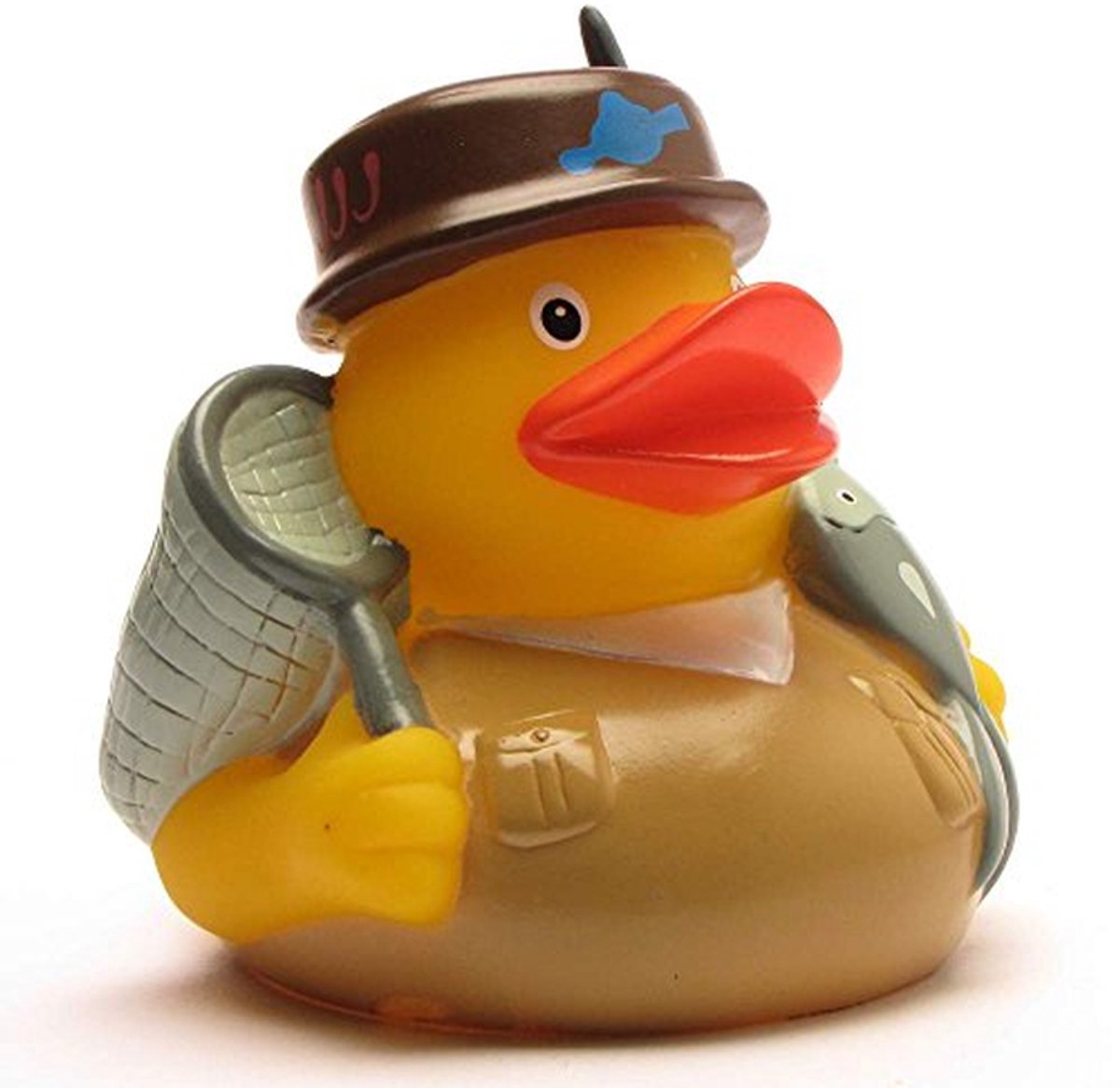 Badeend set - Piepende eend - Cadeau geven - Inclusief sleutelhanger - 8 cm - Geel