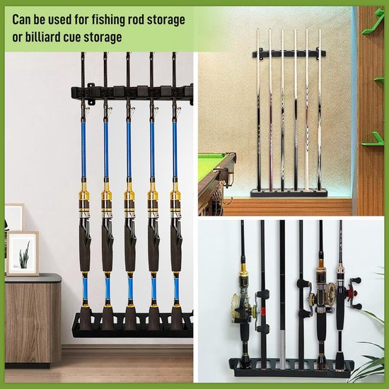 Billiard Cue Holder - Keu Opberger - Keus Organiseren - Inclusief Beschermhoezen - Voor 6 Keus - Zwart — afbeelding 3