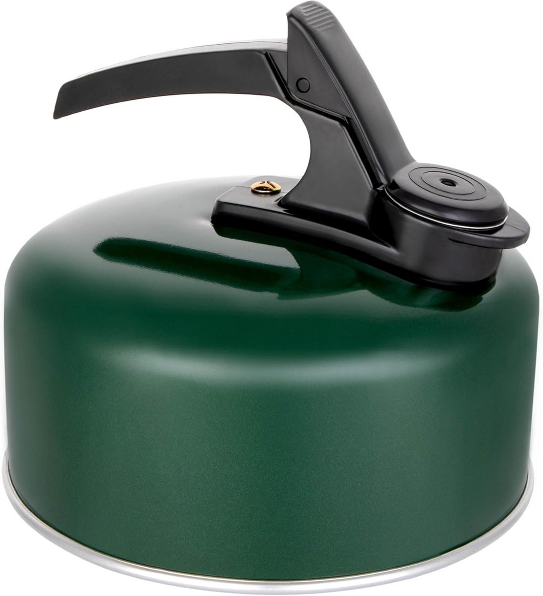 Waterkoker met Fluitje - Kookpan Water - Koffie en Thee - Roestvrij Staal - 2 Liter - Groen