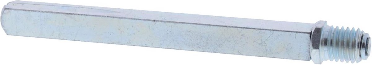 Wisselstift Deurbeslag - Drukstift Deur - Deur Beveiligen - Verzinkt Staal - 10x10x115 mm - Zilver