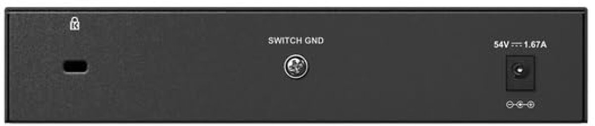 Netwerkschakelaar - Ethernet Switch - Netwerk Uitbreiden - 4 PoE Poorten - 8 Poorts - Zwart