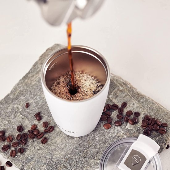 Koffiebeker - Reisbeker Thermos - Koffie Onderweg - Lekvrij en BPA-vrij - 350 ml - Nachtblauw — afbeelding 3