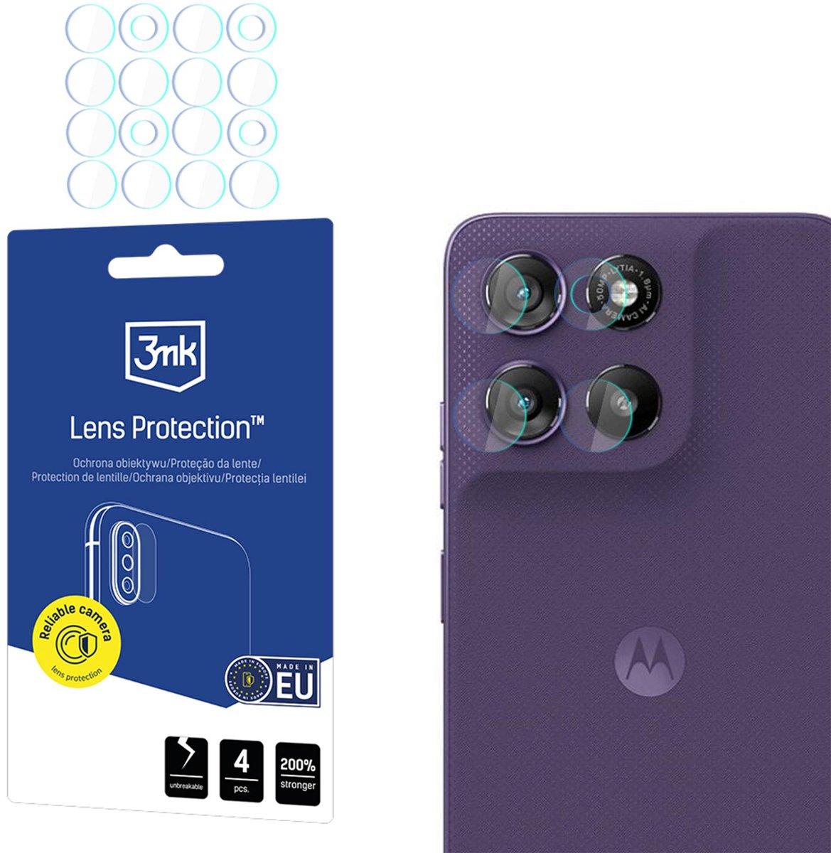 3Mk Lensbescherming Voor Motorola Moto G67 Moto G77 Lensbeschermingsfolie