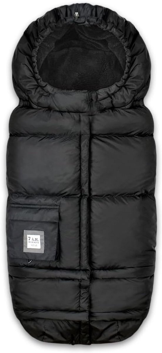 Voetenzak Kinderwagen - Baby slaapzak - Warm Blijven - Verstelbaar met rits - 6m - 4jr - Zwart