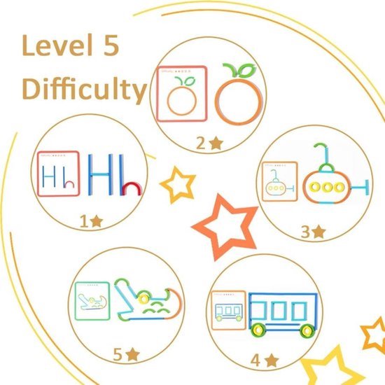 Creatief Leerspeelgoed Voor Kinderen, Educatieve Bouwstenen, Geschikt Voor Jongens En Meisjes in De Kleuterklas En De Kleuterschool, Logisch Educatief Speelgoed Voor in De Klas En Thuis — afbeelding 2