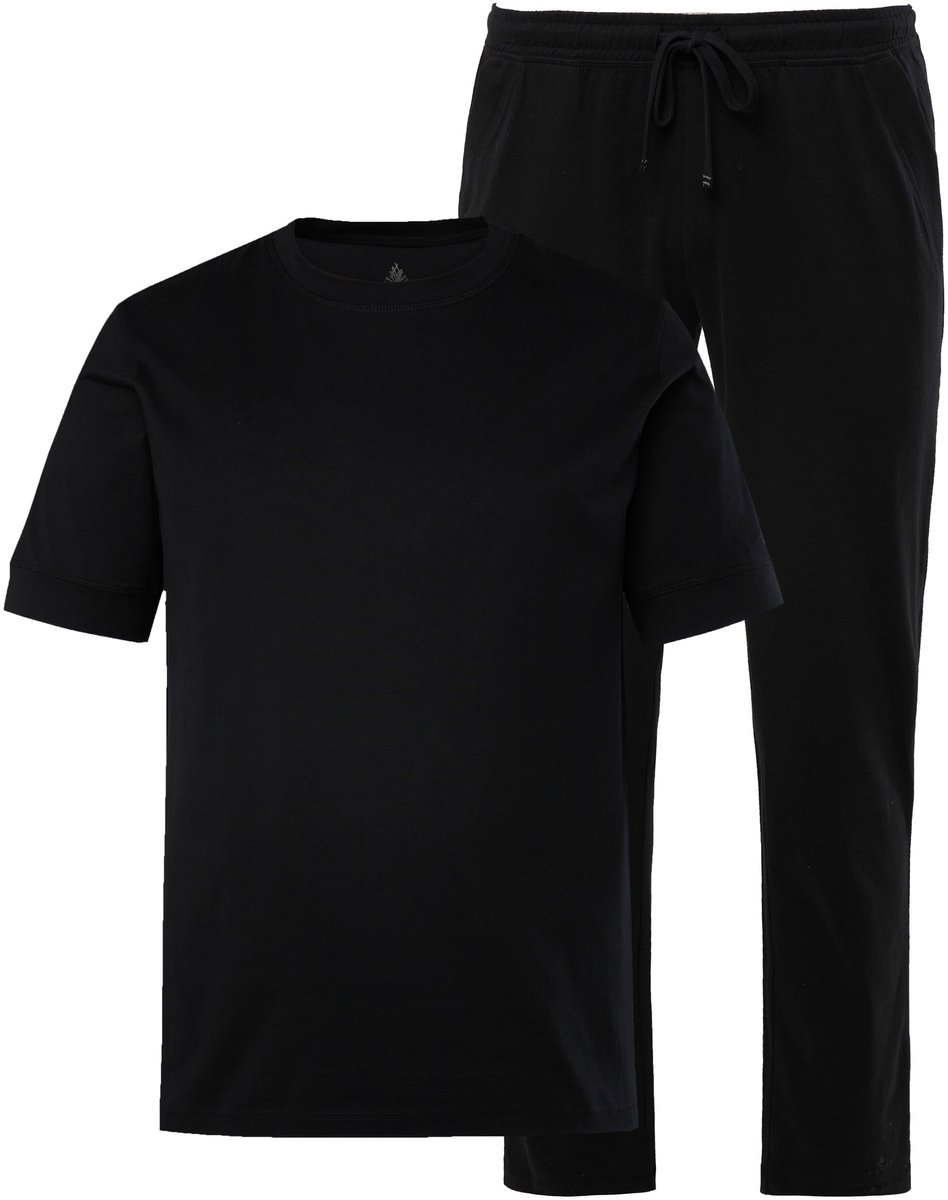 Grote Maten JP AWARE pyjama, Heren, zwart, Maat: XL, Katoen, JP-Aware