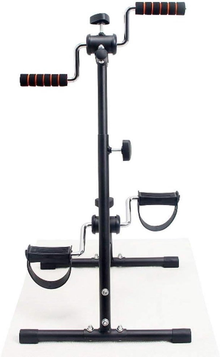 Stepper machine - Fitness trainer - Thuis sporten - Compact en opvouwbaar - Met display - Zwart