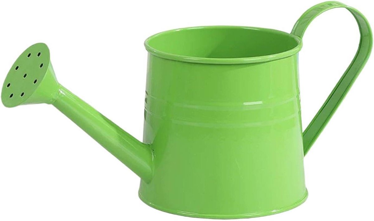 Gieter Buiten - Plantenverzorging Tool - Kamerplanten Water Geven - Duurzaam Ijzeren Ontwerp - 1 Liter Capaciteit - Groen