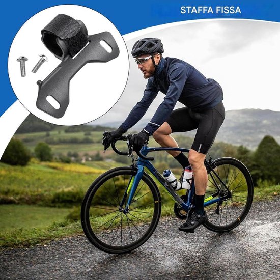 Fietspomp Houder - Montagebeugel Pomp - Fietsbanden Oppompen - Stevige Framebevestiging - 6.5 cm Lengte - Zwart — afbeelding 2