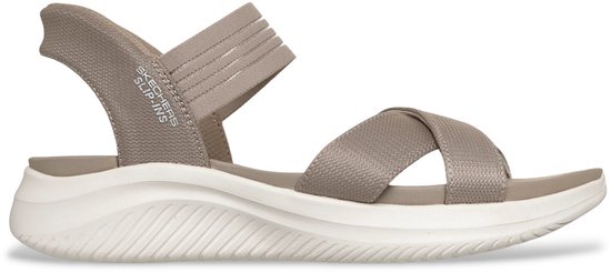 Skechers Ultra Flex 3.0 Dames Sandalen 119975-tpe - Kleur Taupe - Maat 40