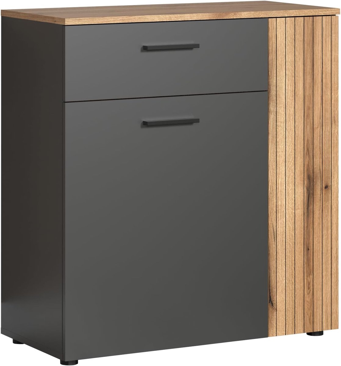 trendteam Commode Esteban Antraciet BHT 80 x 86 x 38 cm