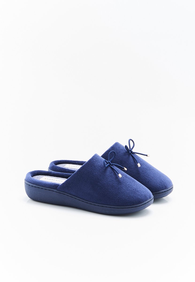 Damart - Muiltjes omsluitend fluweel - Dames - Blauw - 38