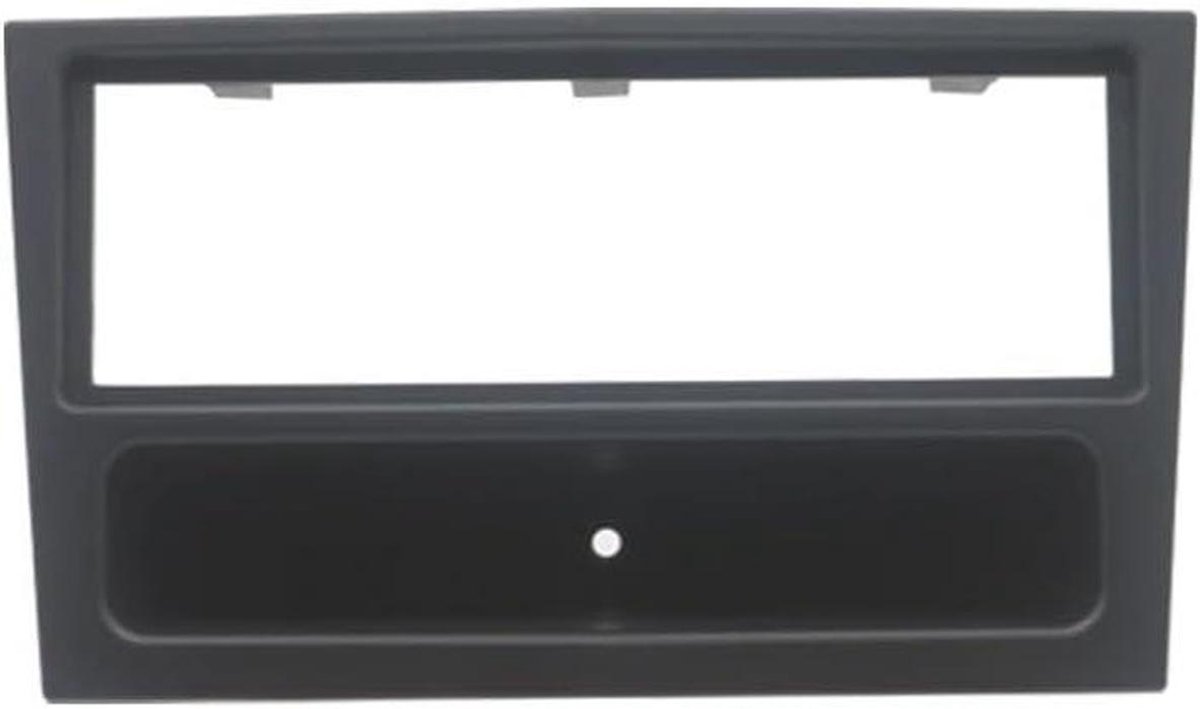 Radio Installatie Frame - Dashboard Paneel - Auto Multimedia - Naadloze Contour - 1-DIN - Zwart