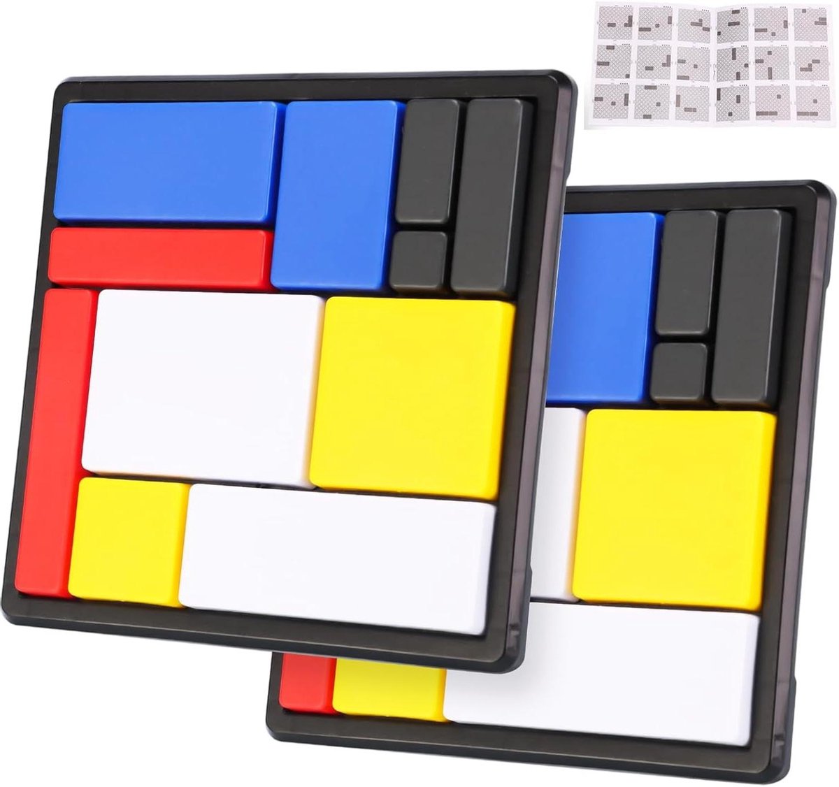 Geduldspel Kinderen - IQ Puzzel - Logisch Denken Trainen - 88 Uitdagingen - 2 Stuks - Veelkleurig