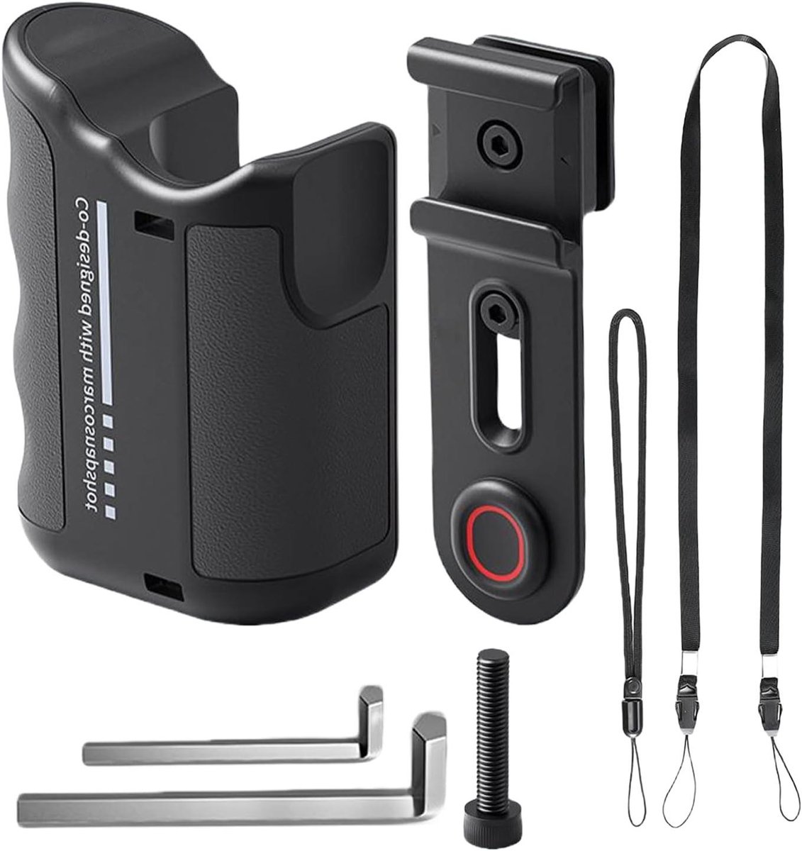 Camera Handgreep - Video Stabilisator - Vlog Maken - Ergonomisch Ontwerp - 12 x 7 x 5 cm - Zwart