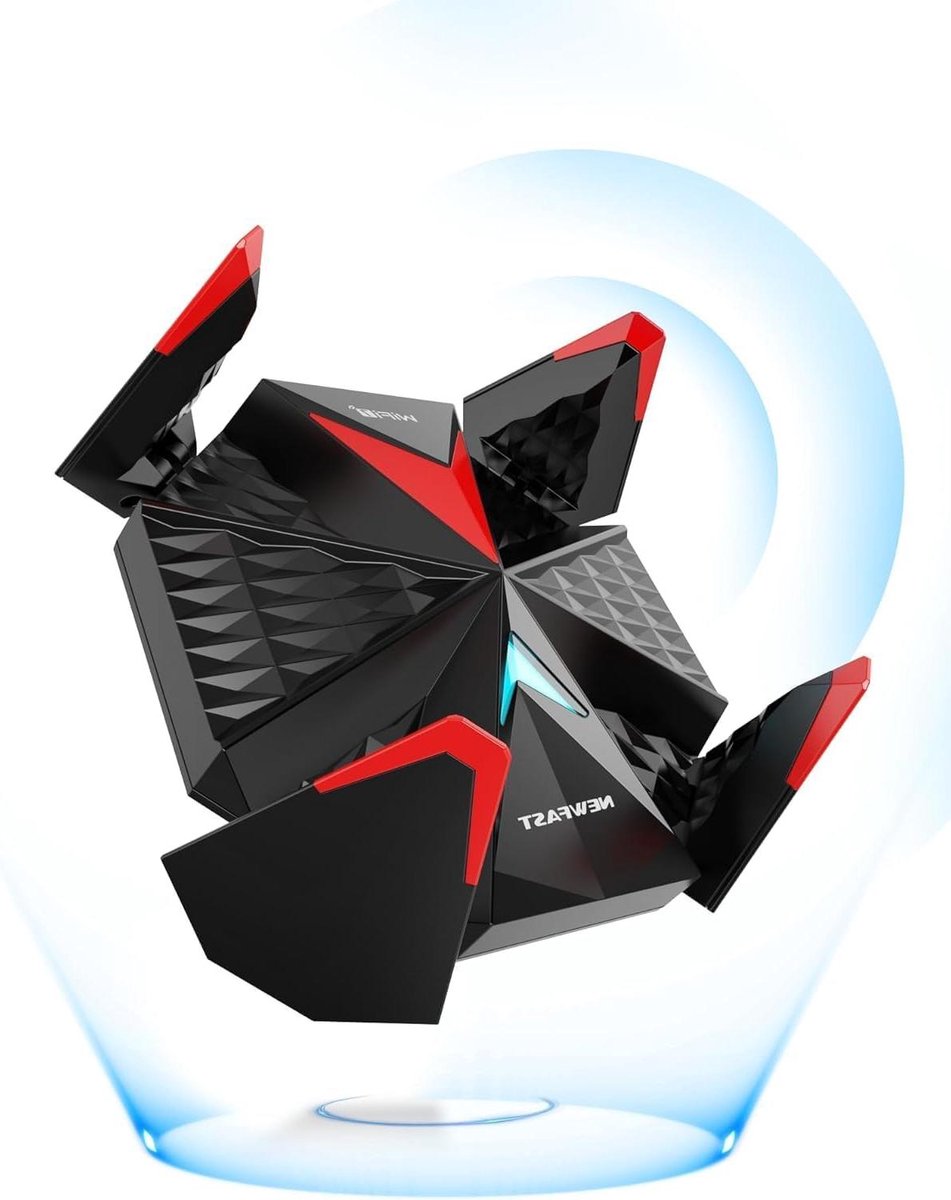 Wifi 7 Adapter - Draadloze Netwerkkaart - Snelle Internetverbinding - 6500 Mbps Snelheid - 10.5 x 10.5 x 3.2 cm
