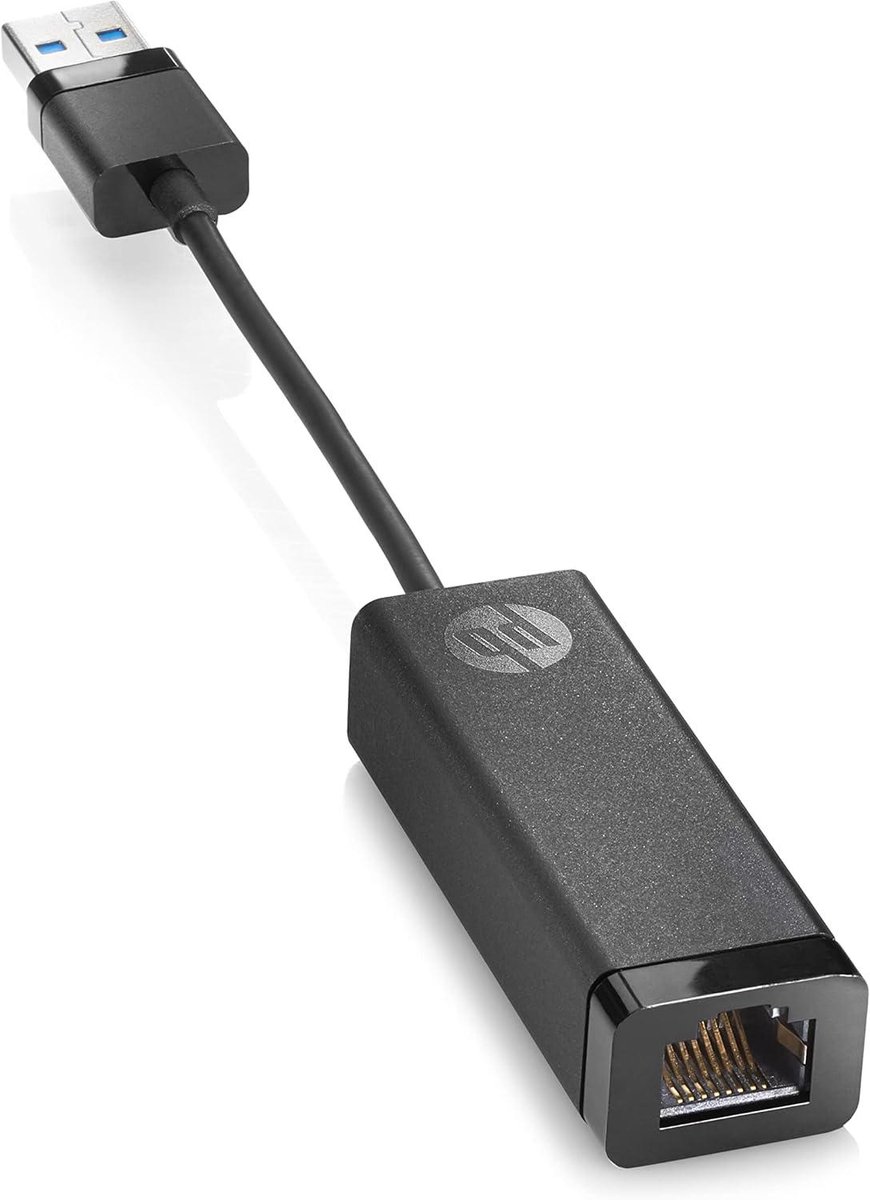 USB naar Ethernet Adapter - Netwerkkaart - Bedraad Netwerk - Gigabit Snelheid - USB 3.0 - Zwart